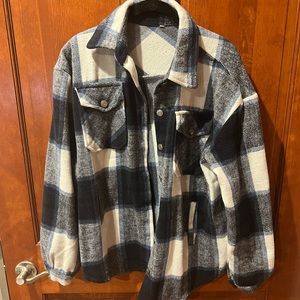 Amazon Oversized Flanel Jacket